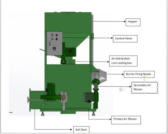 drevený peletový splyňovač wood pellet gasifier