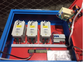 elektrický panel s horákovým lúhom rice husk burner electric panel